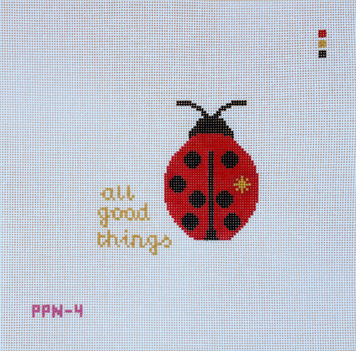 All Good Things- Ladybug Canvas