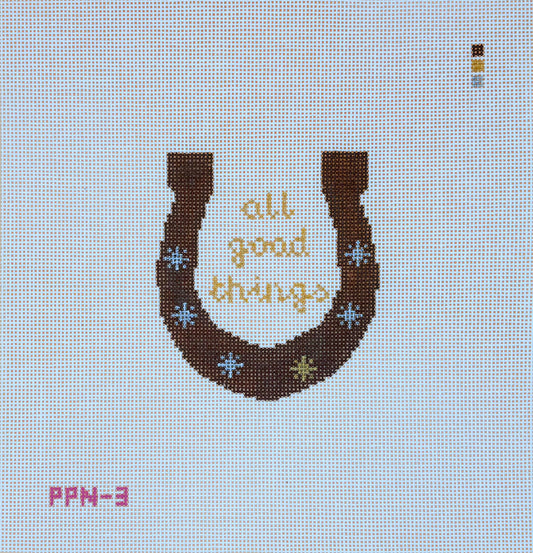 All Good Things- Horseshoe Canvas