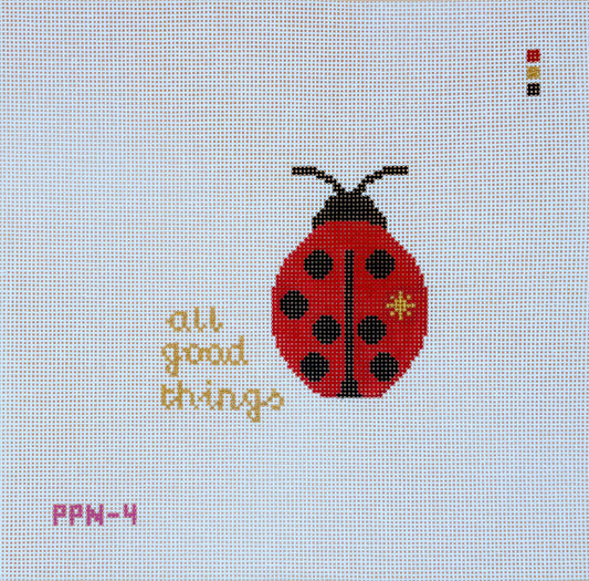 All Good Things- Ladybug Canvas
